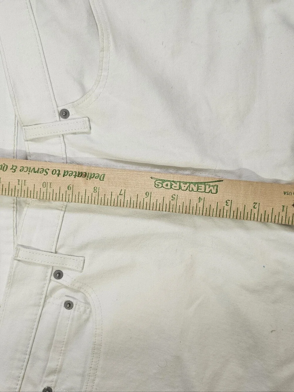 Levi's 541 Athletic Taper White Jeans Mens 34x32 Stretch Denim Pants Red Tab